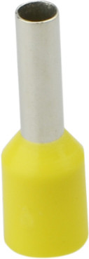 Наконечник Аско-Укрем НТ 0,5-08 изолированный желтый 100шт (A0060010139) - фото №1