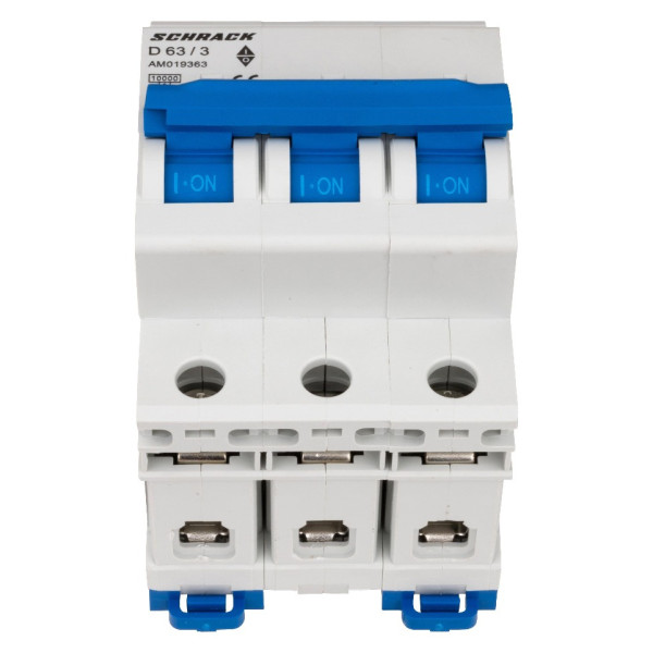 Автоматичний вимикач Schrack AM019363 10кА 63А 3P х-ка D - фото №1