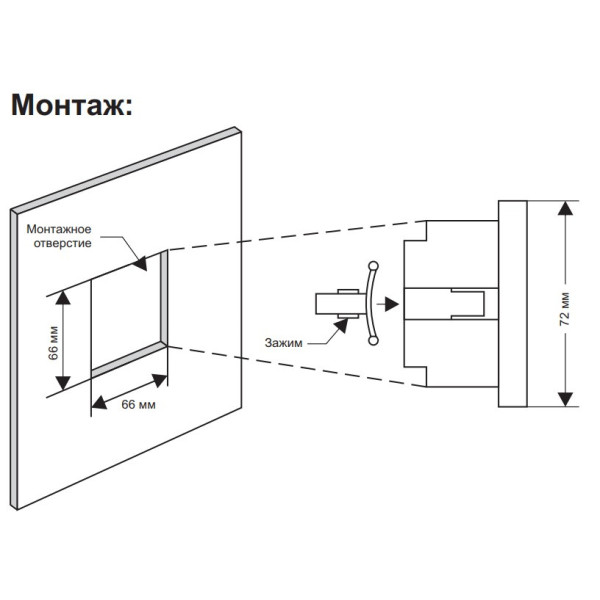 Трифазний щитовий амперметр F&F DMA-3T 230В - фото №4