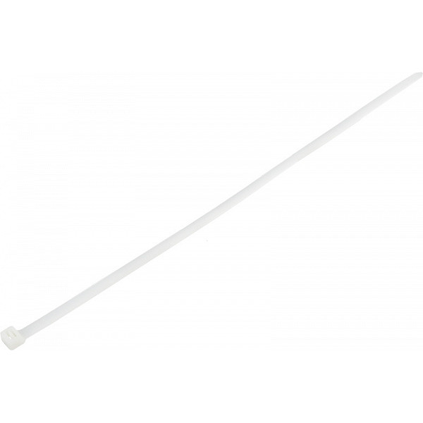 Нейлоновий хомут Аско-Укрем 5x450 білий (100шт)