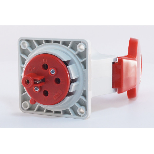 Прямой силовой разъем WALTHER WL430406 (3P+E) 32А 380V IP44 - фото №2