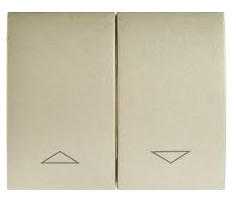 Клавиша выключателя для жалюзи Legrand Galea Life титан