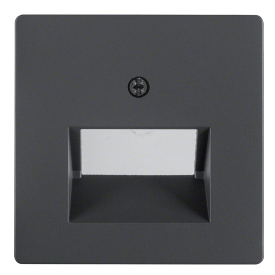 Накладка для розетки UAE антрацит Berker Q.х