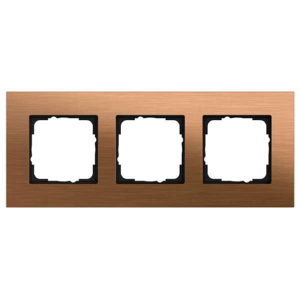 Рамка тримісна Gira Esprit бронза (021338)