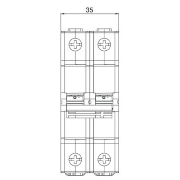 Автоматичний вимикач ABB BASIC M 2Р 6А 4,5kA - фото №5