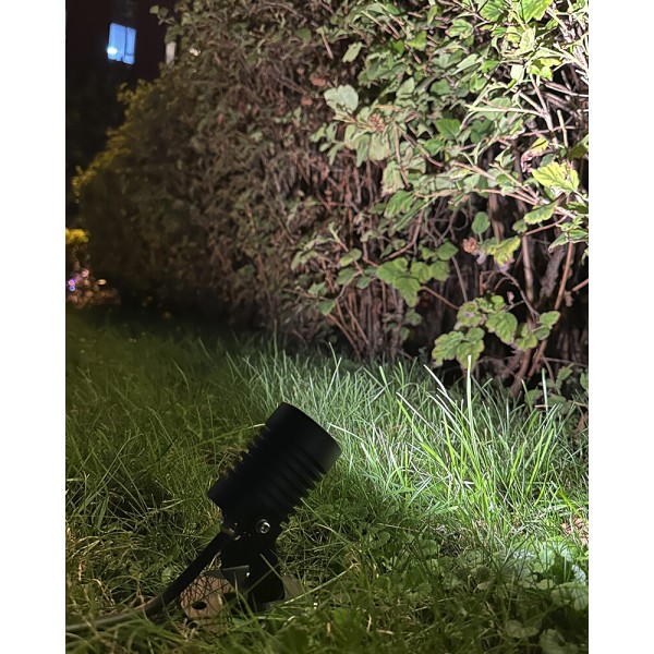 Вуличний світильник Nowodvorski 9101 Spike LED S 1x3W 3000K 330Lm IP54 чорний - фото №2