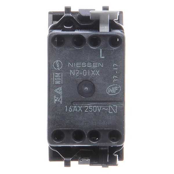 Выключатель ABB Zenit 2CLA210100N1801 N2101 AN 1М (антрацит) - фото №1