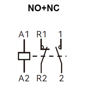 Модульный контактор TOSUNlux LCH8-40 1NO+1NC 2P 40A (6931934225198) - фото №1