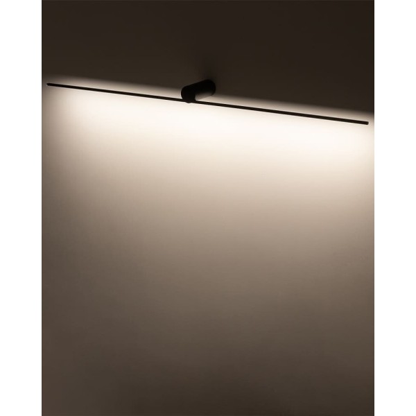 Подсветка для картин, бра, настенный светильник Nowodvorski 10370 Spin M LED 1x14W 3000K 520Lm IP20 черный - фото №1