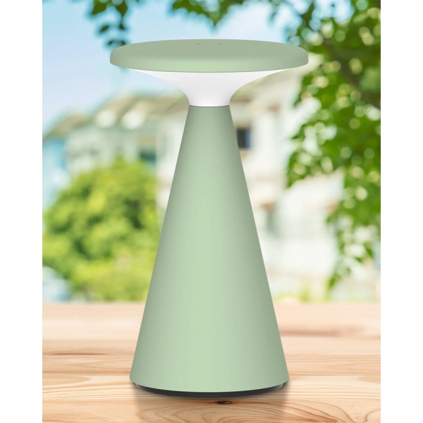 Светильник уличный портативный Goldlux 329974 Paros LED 1x1.8W 2700K 160Lm IP44 зеленый - фото №1