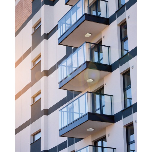 Вуличний світильник з датчиком руху Kanlux 37304 Iper LED 1x26W 4000K 3120Lm IP65 білий - фото №1