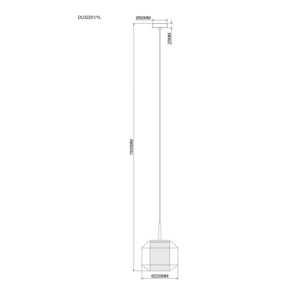 Підвісний світильник, люстра Zuma Line 5905316693715 Solix E27 1x25W IP20 золотий - фото №2