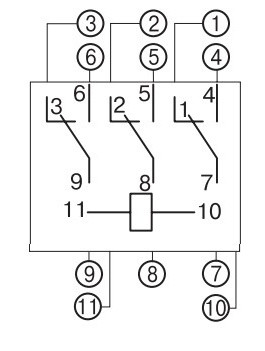 Промежуточное реле E.Next e.control.p1035 10А 110В АC (i.ly3.110ac) - фото №3