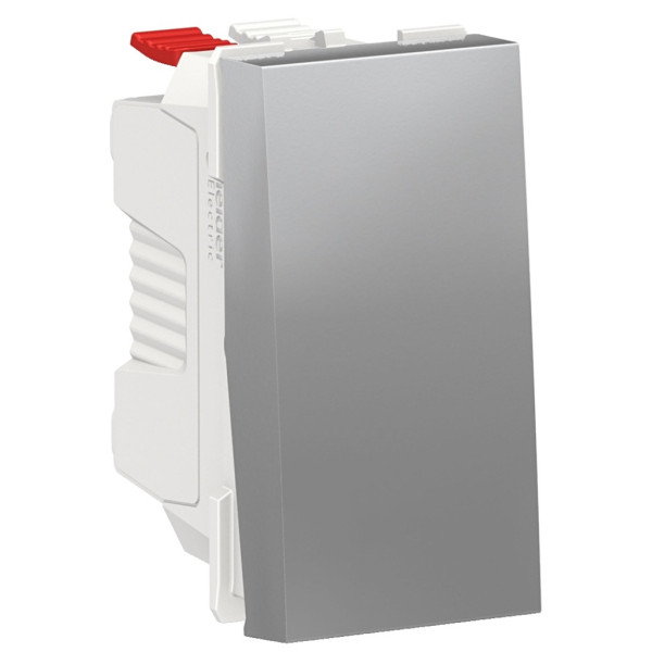 Одноклавішний вимикач Schneider Electric NU310630 (схема 1) 10А 1М (алюміній)