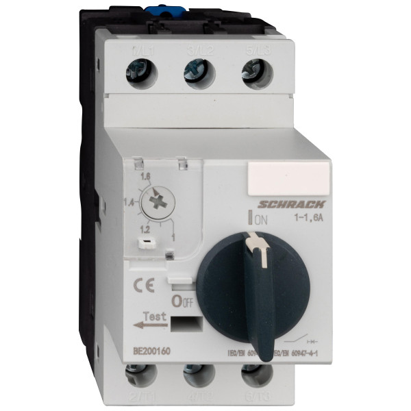 Автомат захисту двигуна Schrack BE200160 1-1,6А 3P