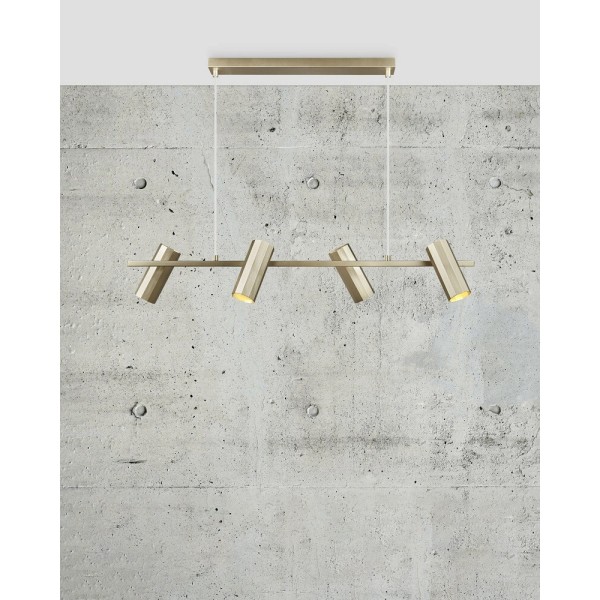 Подвесной светильник, люстра Nordlux 2213423035 Alanis GU10 4x15W IP20 латунный - фото №1