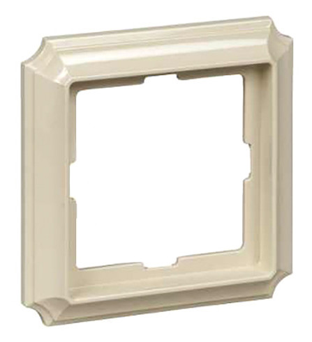 Рамка одинарная Antik бежевая Merten, MTN483144 - фото №1