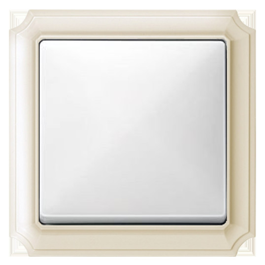 Рамка одинарная Antik бежевая Merten, MTN483144 - фото №2