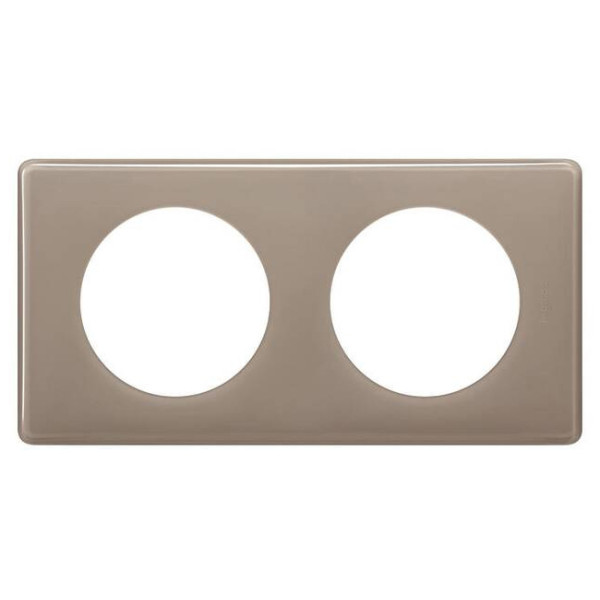 Двопостова рамка Legrand Celiane (066612) кавовий глянець