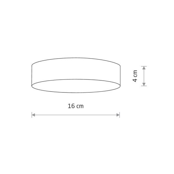 Потолочный светильник Nowodvorski 10412 Lid Round LED 1x25W 4000K 2100Lm IP20 белый - фото №3