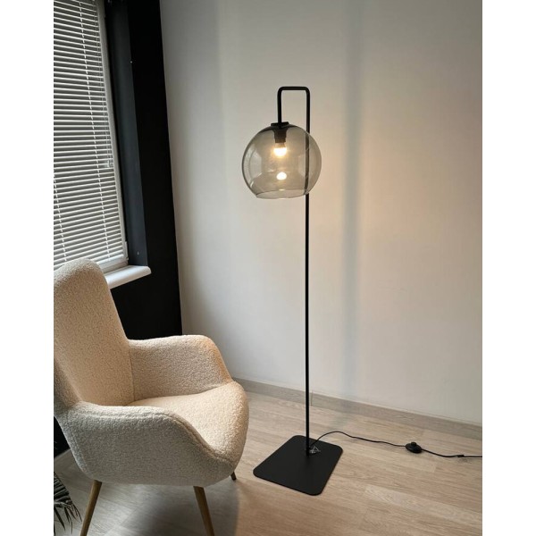 Торшер Nowodvorski 8794 Monaco E27 1x25W IP20 чорний - фото №1