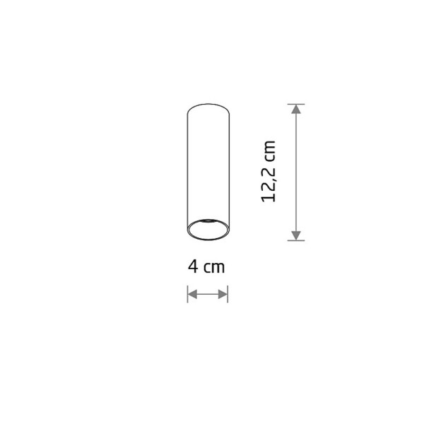 Плафон для светильника Nowodvorski 11213 Cameleon Fourty S GU10 10W Bl - фото №1