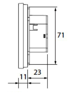 Терморегулятор Danfoss Icon Display 088U1010 In-Wall - фото №4