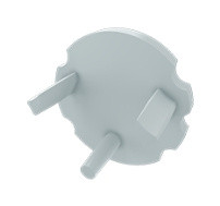 Заглушка Lumines для типа MICO без отверстия белый