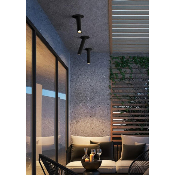 Точковий світильник Kloodi KD-TUB100 LED 1x5W 3000K 400Lm IP20 Bl - фото №2