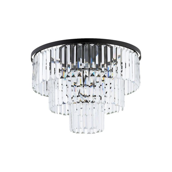 Люстра Nowodvorski 7627 Cristal M E14 9x25W IP20 чорна