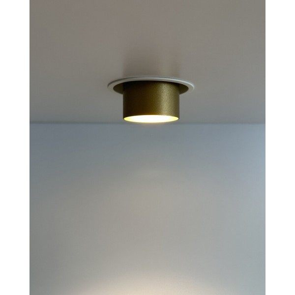 Точковий світильник Nowodvorski 10798 Mono Slide GU10 1x10W IP20 золотий - фото №1