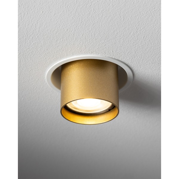 Точковий світильник Nowodvorski 10798 Mono Slide GU10 1x10W IP20 золотий - фото №2