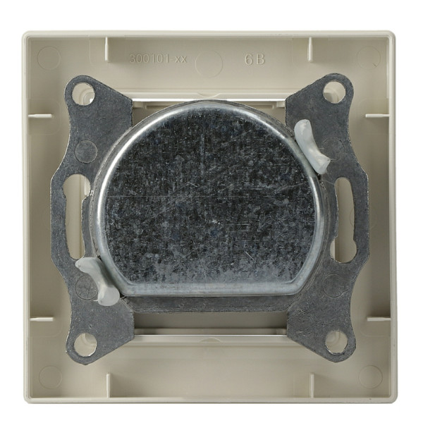 Розетка TV-SAT-SAT оконечная кремовая Asfora, EPH3600123 - фото №4