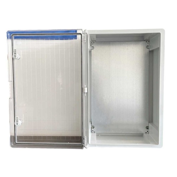 Бокс монтажний пластиковий СКІМ 600х400х200 з панеллю IP65 прозора дверка ( С0702005 ) - фото №1