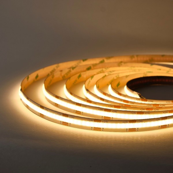 LED стрічка COLORS COB-24V-IP20 18W 1500Lm 2700+6500K 5м (DP17SWW-24V-10mm) - фото №2