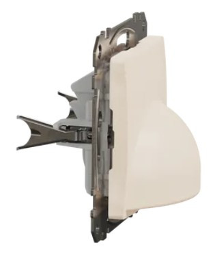 Накладка для виведення кабелю Schneider Electric Sedna Design & Elements бежева SDD112903 - фото №1