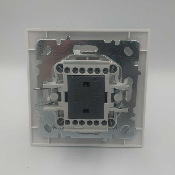 Вимикач Nilson Touran білий 2кл прохідний ( 24111009 ) - фото №2