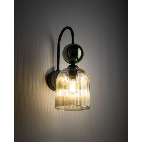 Бра, настенный светильник TK Lighting 11143 Sophia E14 1x10W IP20 зеленый - фото №1