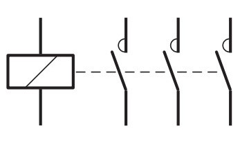 Бесшумный контактор Hager ESC340S 40A 3NO 230B - фото №1