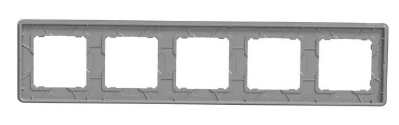 Рамка пятиместная Schneider Electric Sedna Elements искусственное черное стекло SDD361805 - фото №3