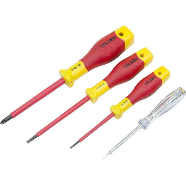 Набор диэлектрических инструментов Tolsen (V83306) VDE (6шт) Premium - фото №5
