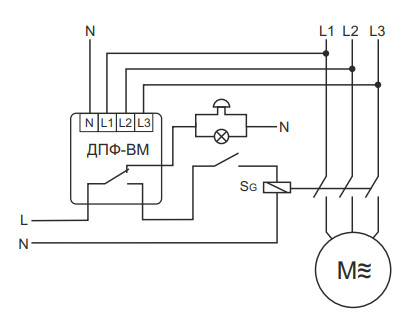 Реле контролю фаз CZF-BM 380В 10А 2S - фото №2