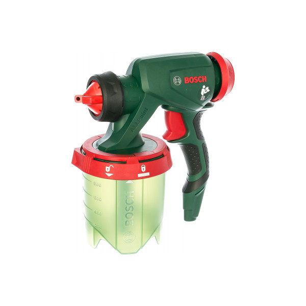 Пистолет краскораспылителя Bosch с резервуаром и набором насадок к PFS 401800/PFS 5000 E (1600A008W8) - фото №4