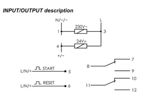 Электронное реле времени F&F PCS-519DUO 195-253В AC/21-27В AC/DC 2х8А - фото №3
