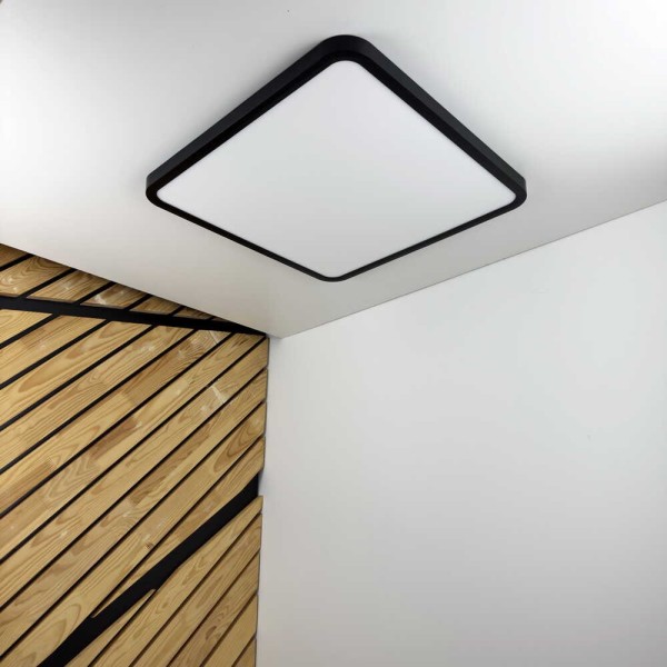 Світильник LED MILLENNIUM 50W 5000K квадрат чорний Violux ( 352244 )