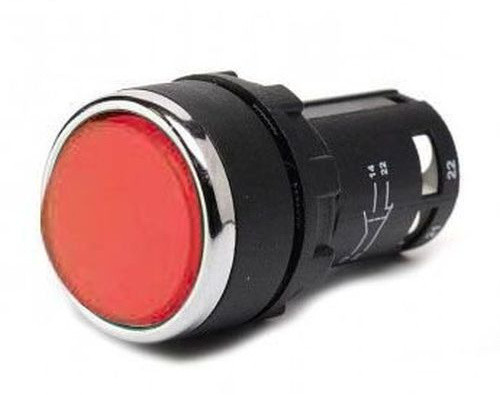 Моноблочная кнопка EMAS MB200DK (1НЗ) красная