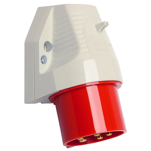 Настенный силовой штекер WALTHER WL610 (3P+N+E) 16А 380V IP44