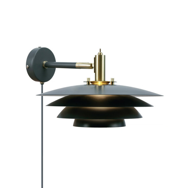 Бра, настінний світильник Nordlux 2213471010 Bretagne G9 1x25W IP20 графітовий