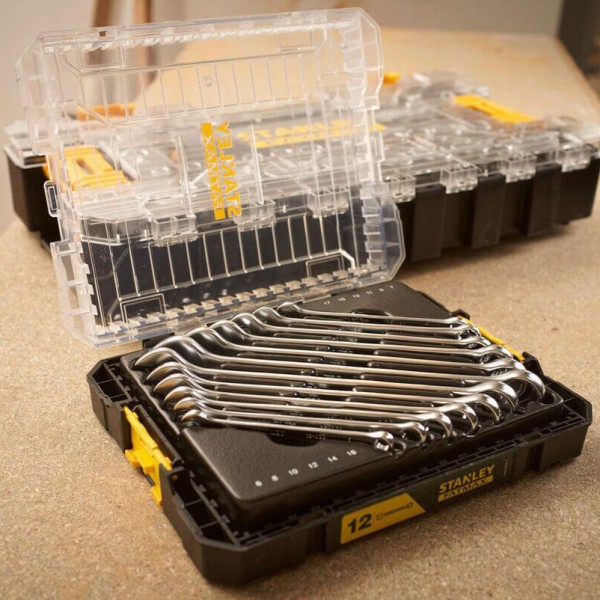 Набір комбінованих ключів Stanley FMMT98104-0 FatMax (12шт) - фото №6