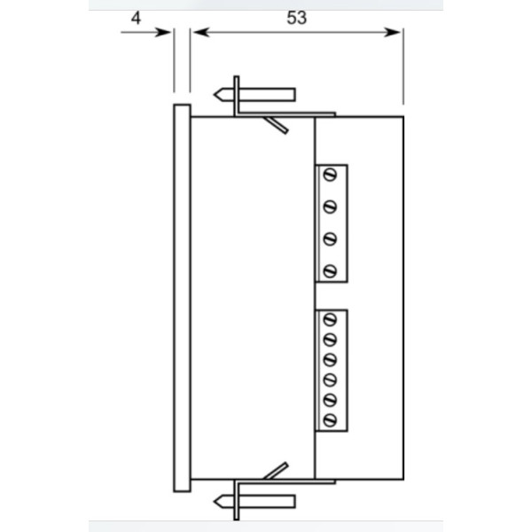 Трёхфазный анализатор сети ETI 004656910 ENA33LCD (96x96мм 230V AC) - фото №5